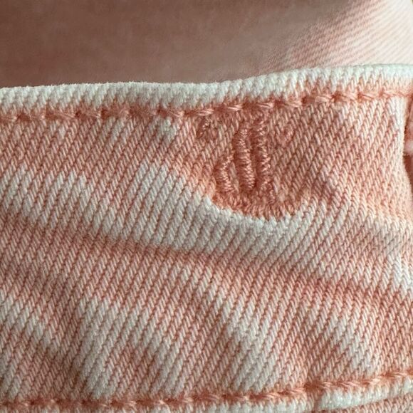 Juicy Couture Acid Wash Wild Peach Pacific Short HR Shorts Size 28 - Picture 6 of 13